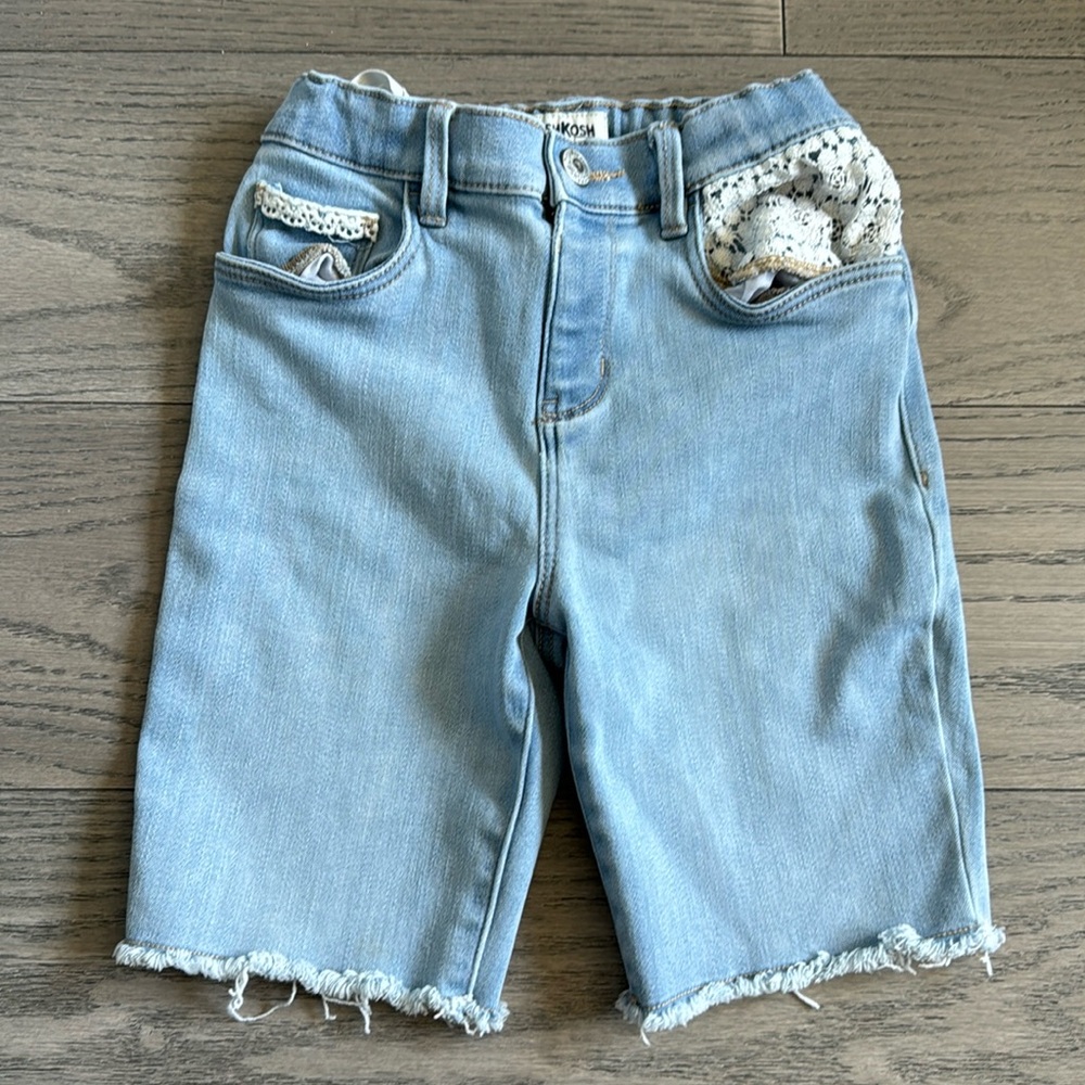 Osh Kosh B’Gosh denim girls above the knee length shorts in size 10/10A
